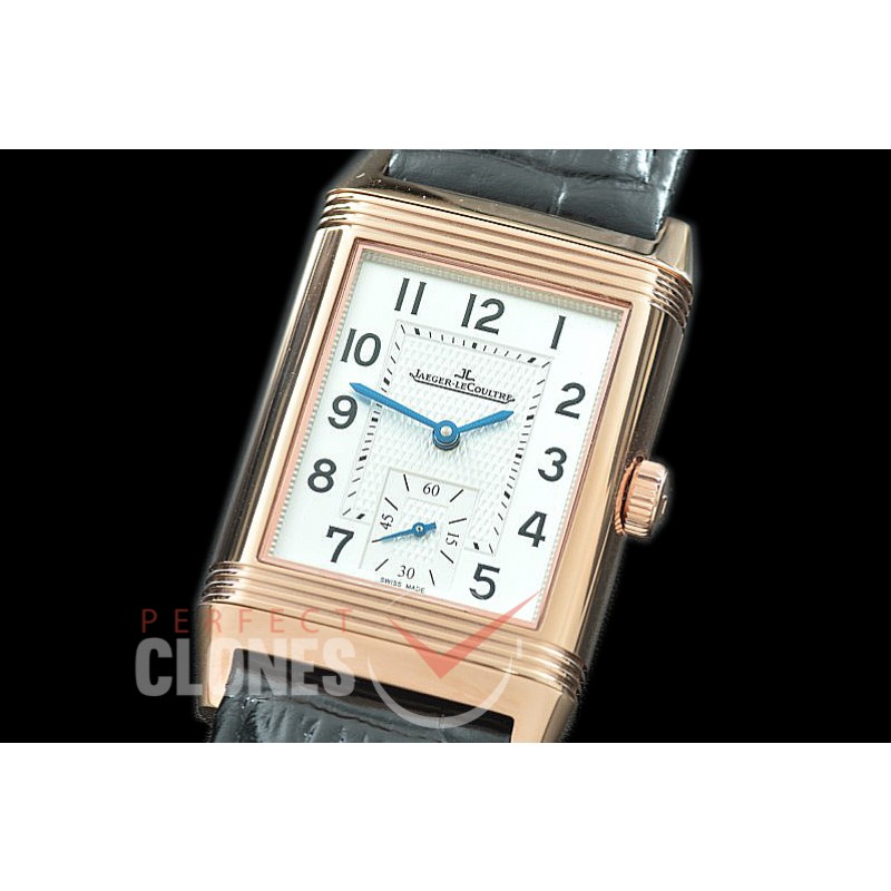 0 JLR-038 PPF Reverso Classique Automatic RG/LE White/Black Asian Customised Movement 