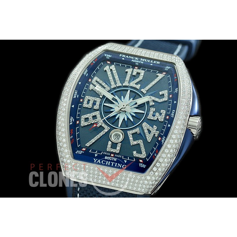 0 0 0 FMVG-037D ZF Vanguard Yachting V45 SC DT Yachting AC Automatic Bling SS/RU Miyota 9015