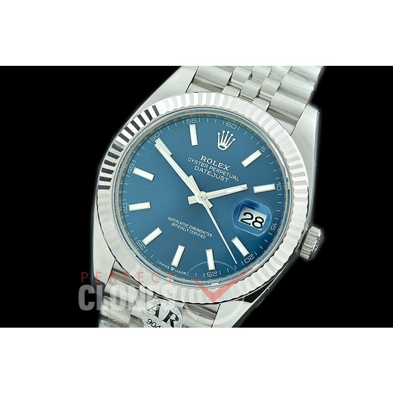 0 0 R41DJS-984J JF/ARF 904L Steel 126334 Jubilee SS/SS 2019 Blue Sticks Asian 2824/3235 Mod