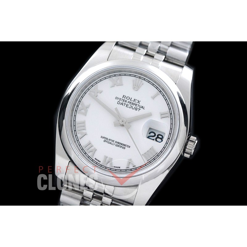 R36DJS-861 ARF/JF 116200 SS/SS Smooth/Jubilee White Roman SH 3135 904L Steel 