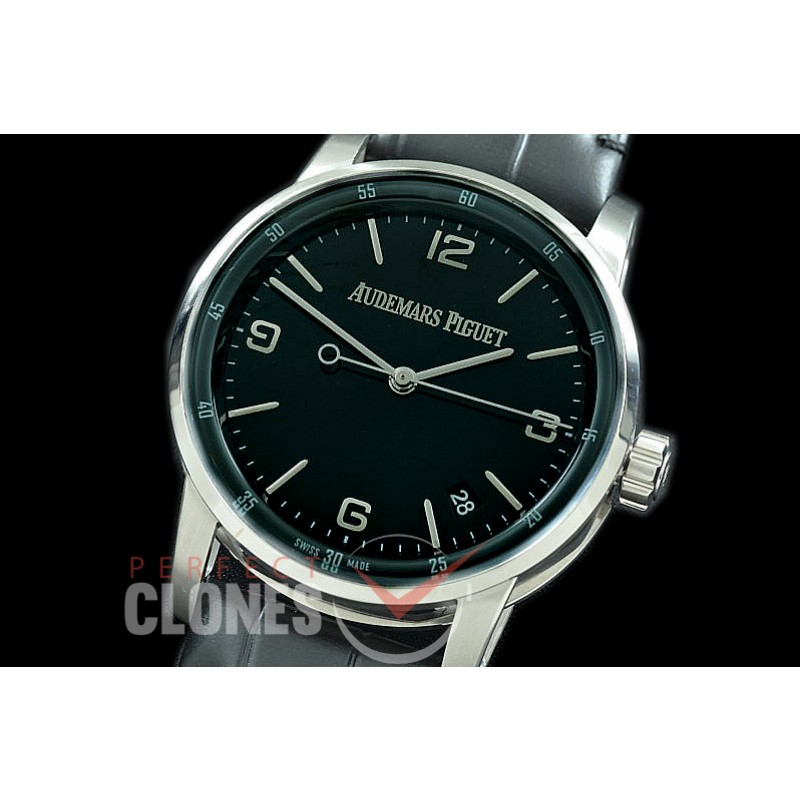 AP-15210-102 TNK-F Code 15210 11.59 Automatic SS/LE Black Miyota Asian Clone Calibre 4302 2880