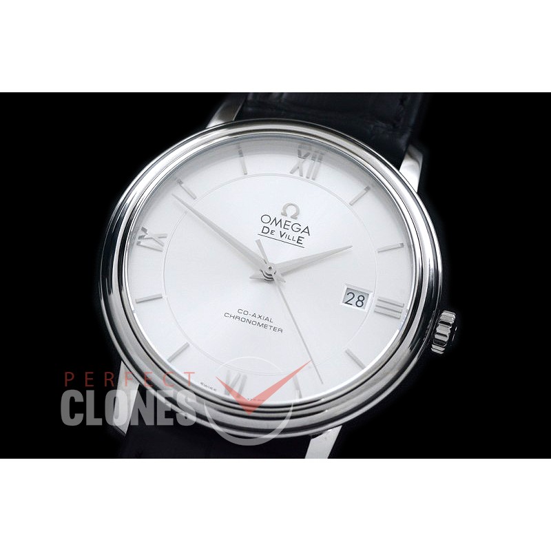 0 0 OMDE00031 Deville Classic Automatic SS/LE White Roman Miyota 9015