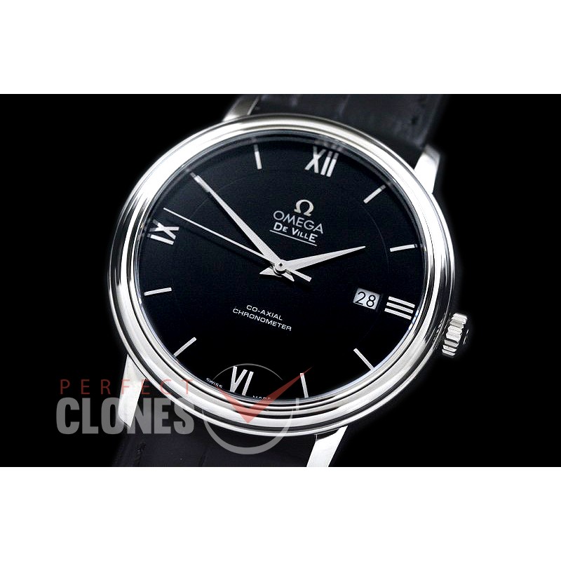 0 0 OMDE00032 Deville Classic Automatic SS/LE Black Roman Miyota 9015
