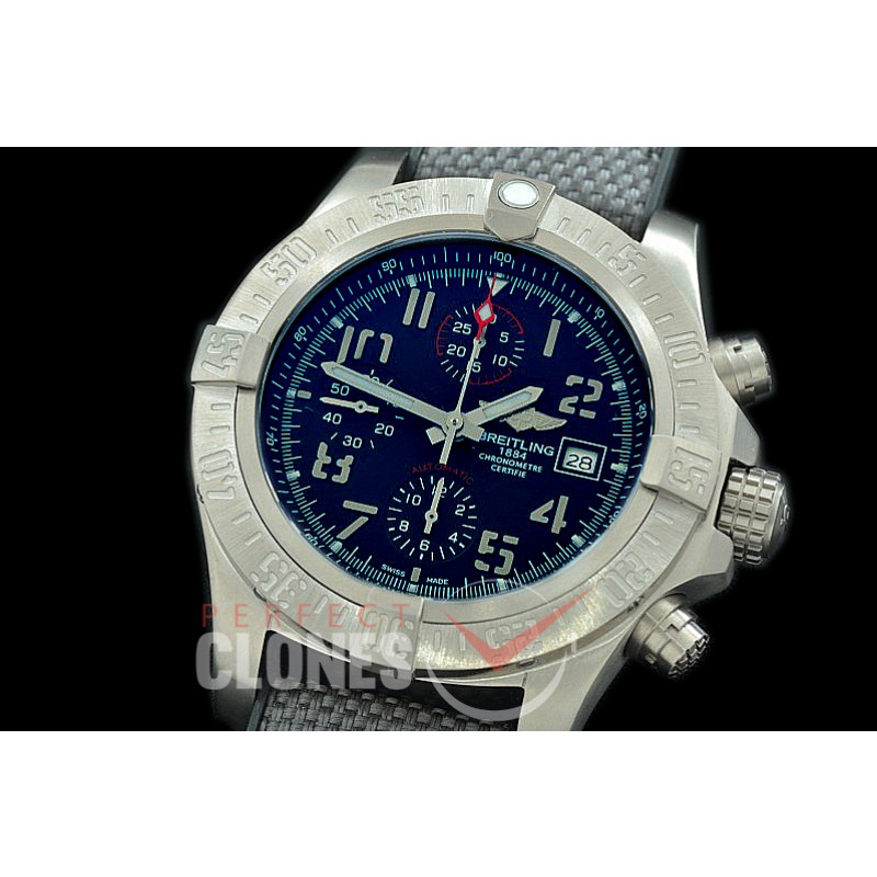 BLSA00057 ANF Avenger II Chrono SS/RU Black Num A-7750