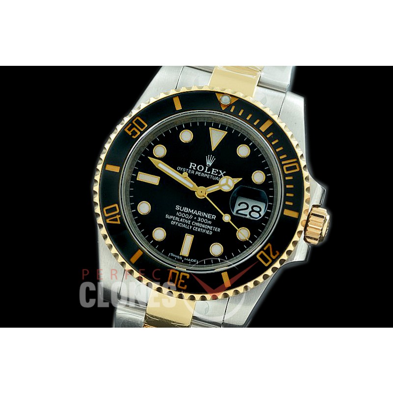 0 0 0 RLST00201 BP Submariner 116613LN SS/YG Black VR 3135 - Special Offer