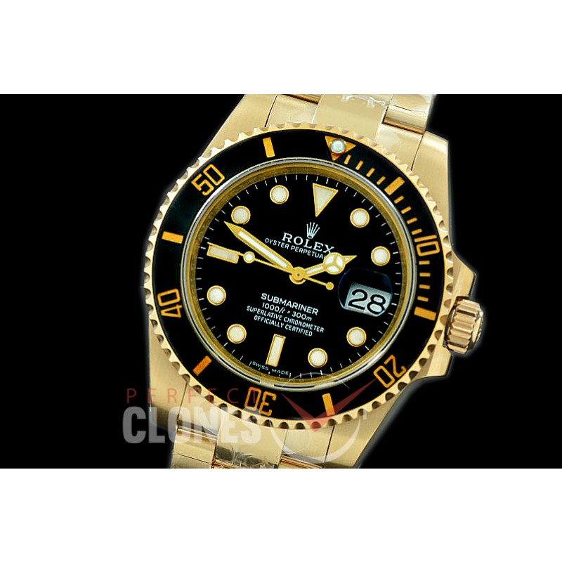 0 0 0 RLSF00201 BP Submariner 116618LN YG/YG Black VR 3135 - Special Offer