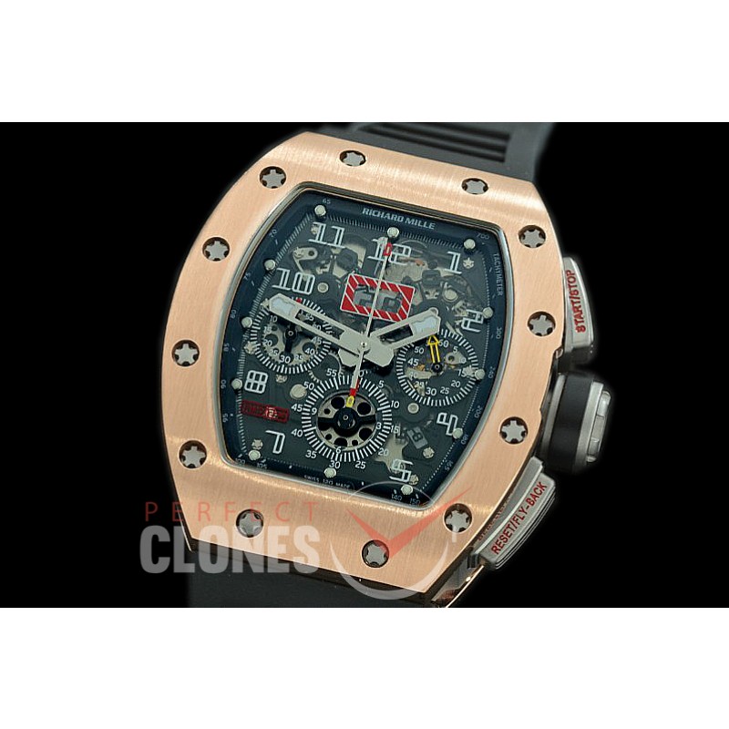 0 RM011-961 KVF RM011 Felipe Massa Limited Ed RG/SS/RU Skeletonized A-7750 28800