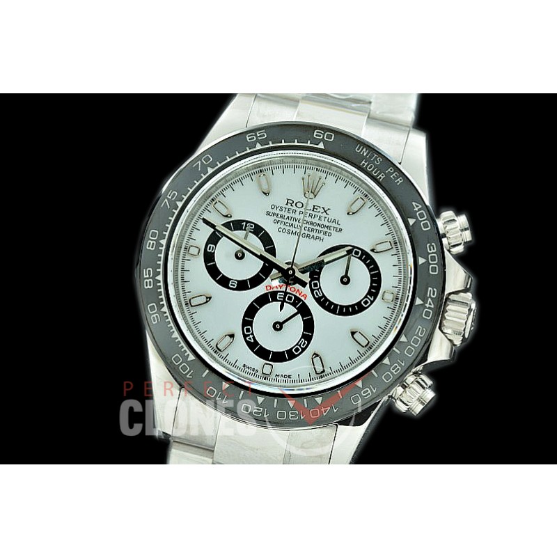 0 0 0 RLDS00311 Daytona 116500 SS/CER/SS White Sticks Asian 7750 - NF Special Offer !
