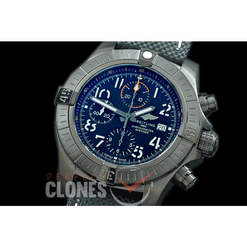 0 0 0 0BLSA00216 TBF Avenger II Chrono Night Mission Black Steel DLC/NY Black Num A-7750
