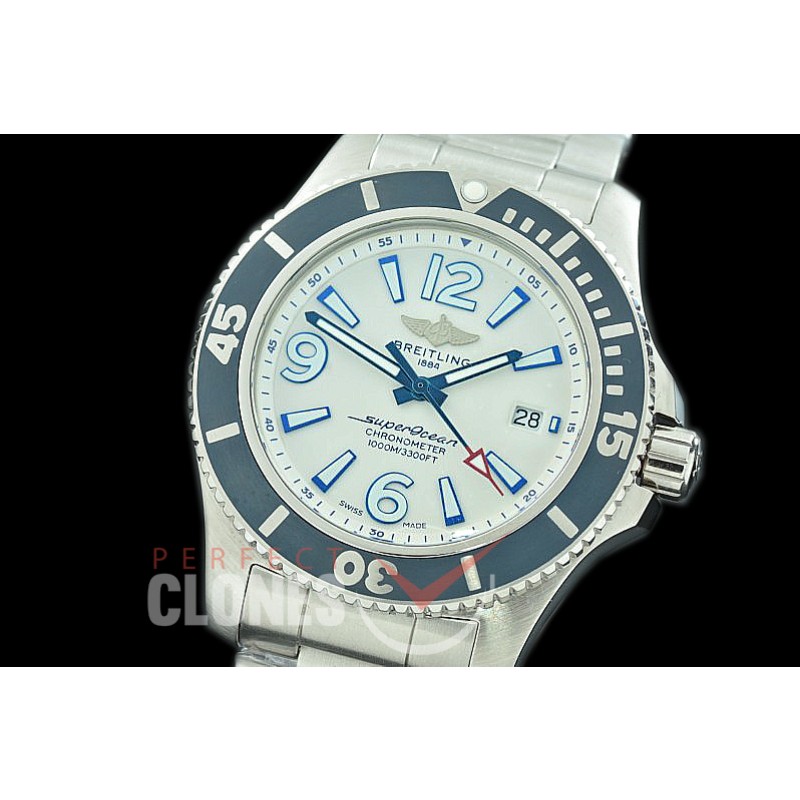0 0 0 BLSF44-021 TBF Superocean 44 Automatic SS/SS White Asian Clone 2824