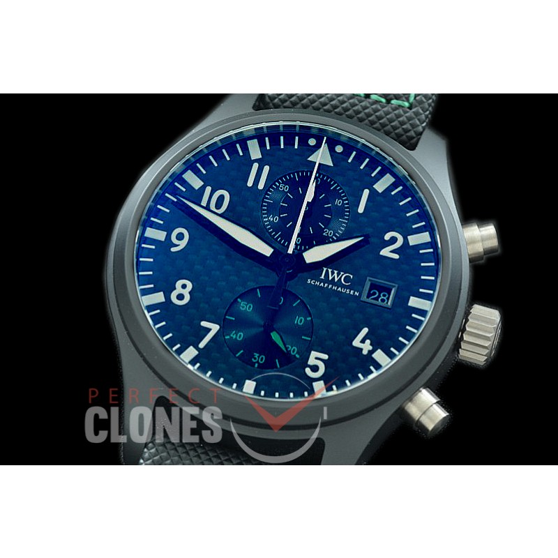 0 0 0 0 IWP00073 YLF Pilot Chronograph 389005 Mercedes AMG Petronas Motorport Special Edition CER/NY Black CF A-7750