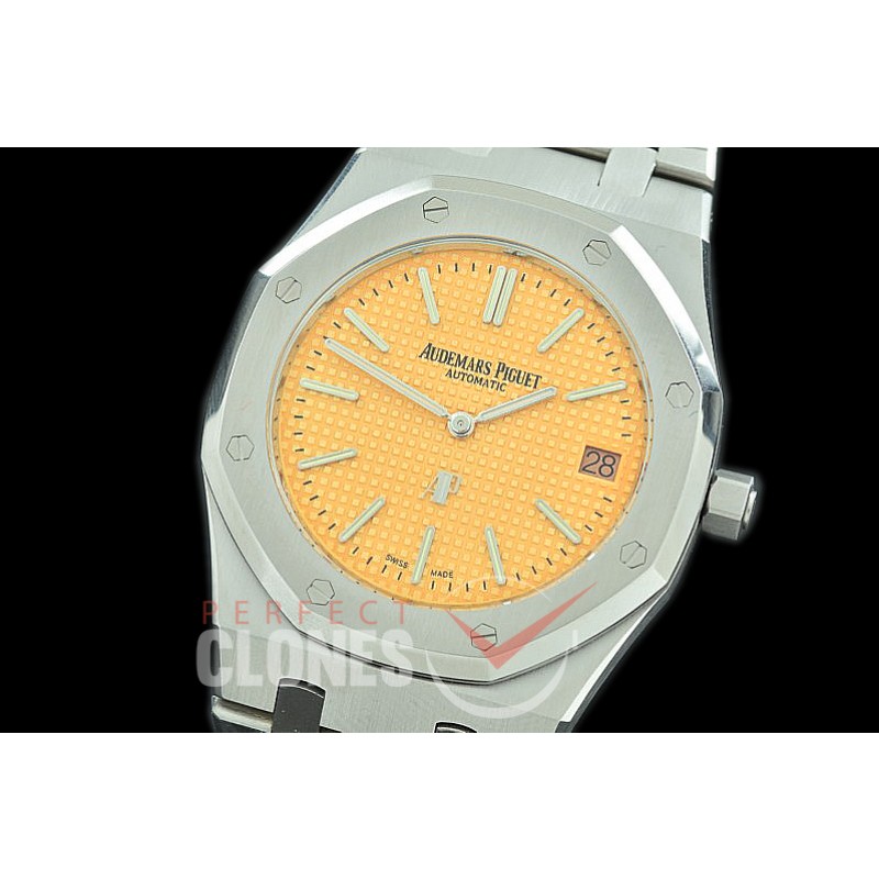 0 0 0 AP15202-604 XF/VSF Royal Oak Jumbo Automatic 15202 SS/SS Pink Gold Asian Clone Calibre 2121 