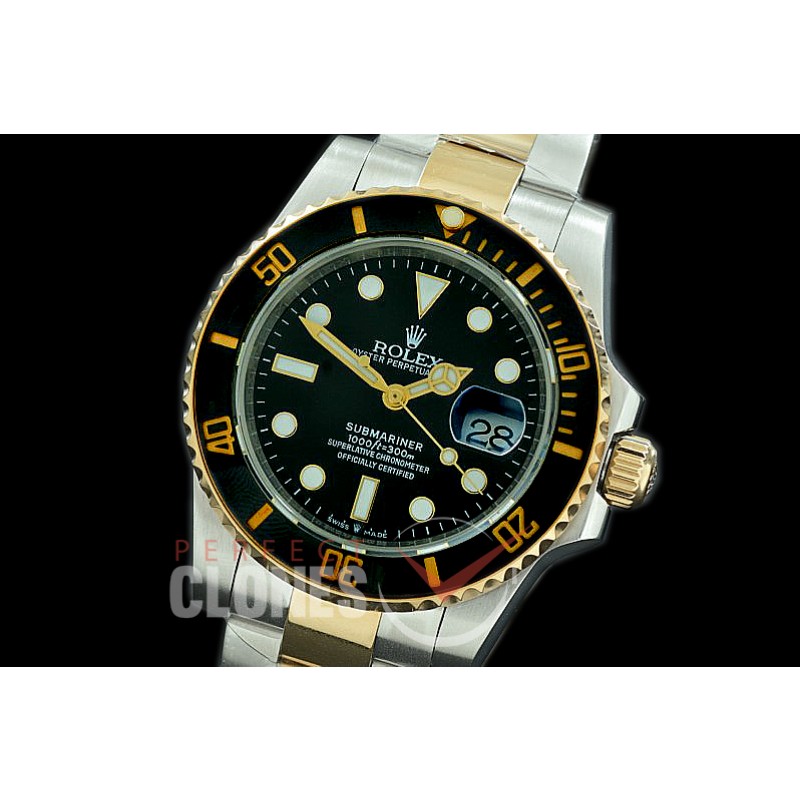 0 0 0 RLST00196 SKY-F Submariner 116613LN SS/YG Black A-2813 - Free Shipping 