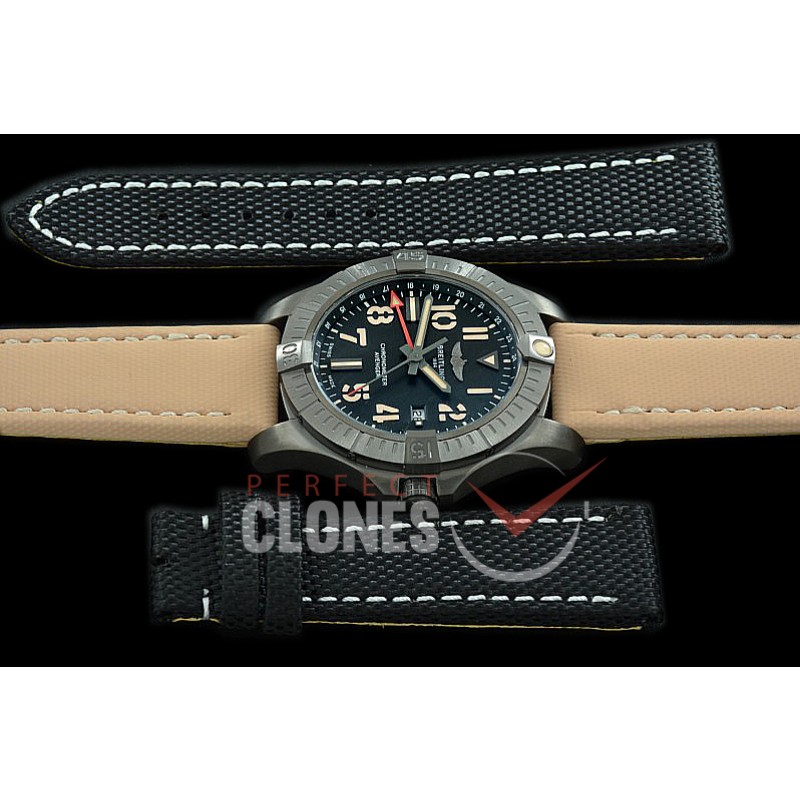 0 0 0 BLSA2-0088 ANF Avenger Night Mission Special Edition GMT DLC/LE Black Asian 2836 - Free Strap Bundle 