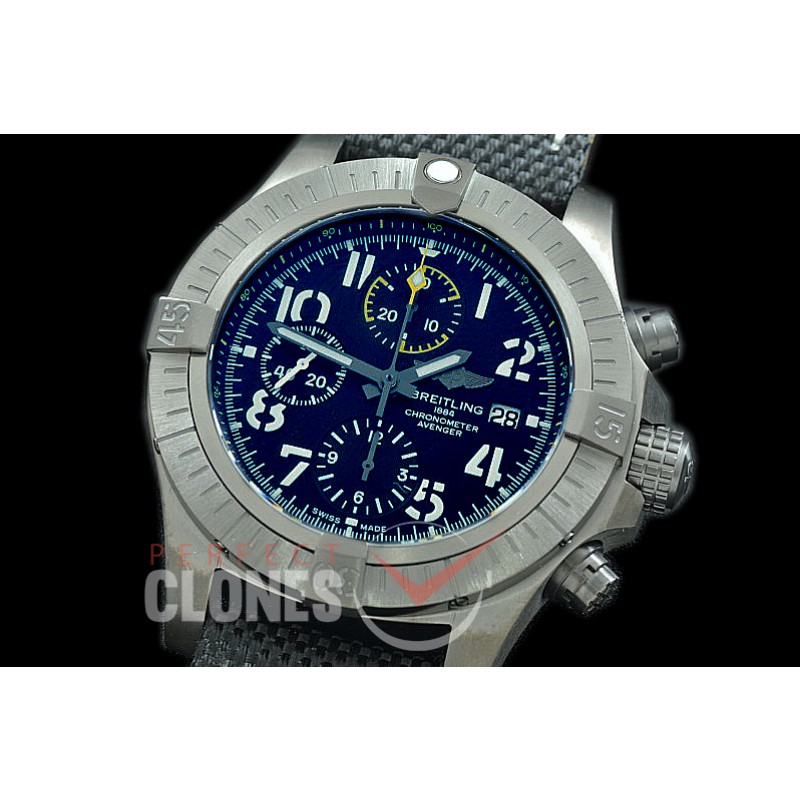 BLSA00061 ANF Avenger II Chronograph TI/NY Black Num A-7750