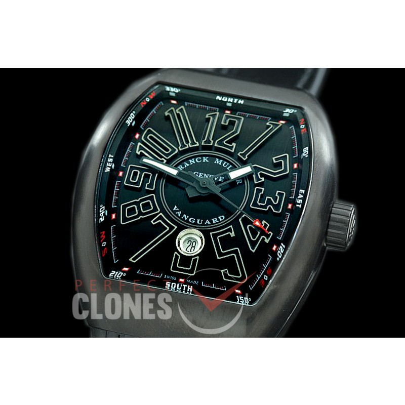 0 0 0 FMVG-041 ZF Vanguard Colours V45 SC BLK BLK Automatic PVD/RU Black Miyota 9015 