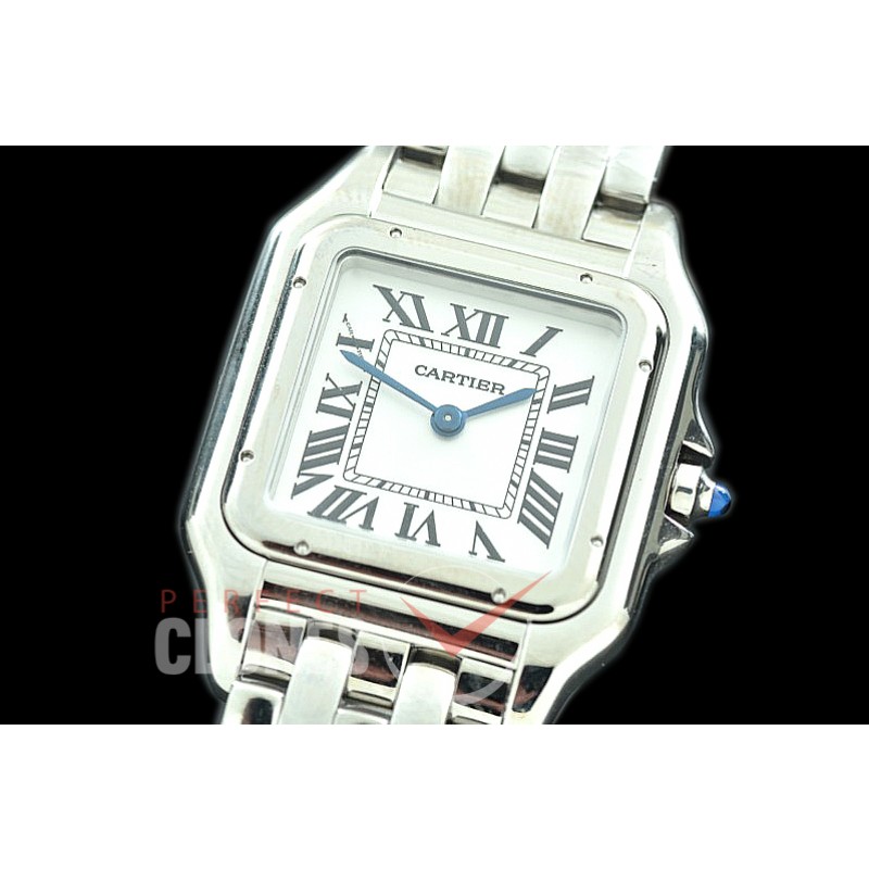 CARPT-011 KOR-F Panthere de Cartier Ladies 27mm SS/SS White Swiss Quartz 