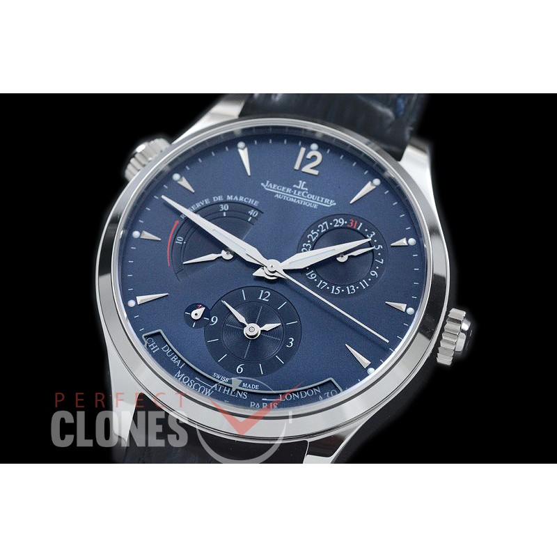 0 JLMRDT-103 Master Reserve Duo Time SS/LE Blue Asian Modified Movt 