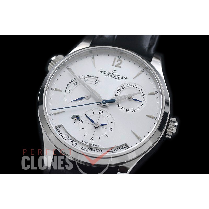 0 JLMRDT-101 Master Reserve Duo Time SS/LE White Asian Modified Movt 