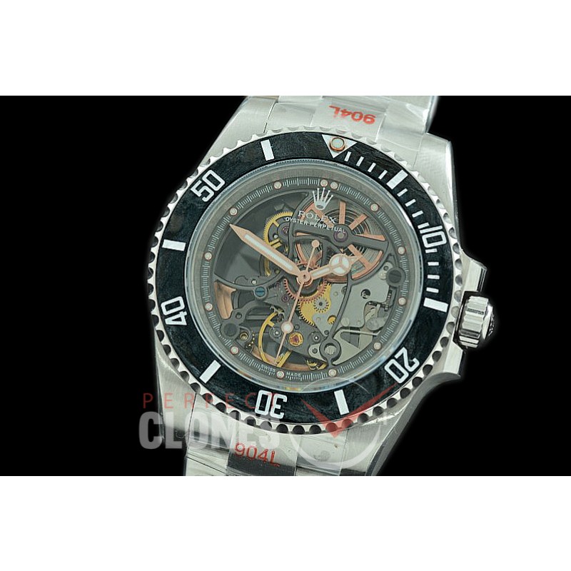0 0 0 RLSS-LADG-111 Les Artisans De Geneve "Andreas Pirlo Limited Ed" Submariner No Date114060 SS/SS Skeleton SA 3130