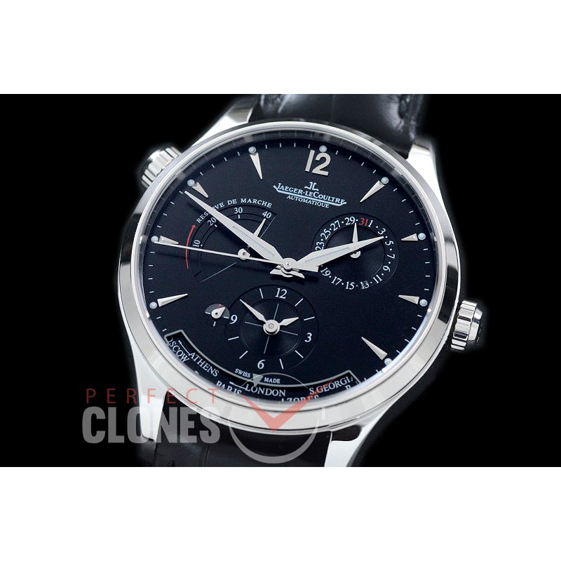 0 JLMRDT-102 Master Reserve Duo Time SS/LE Black Asian Modified Movt 