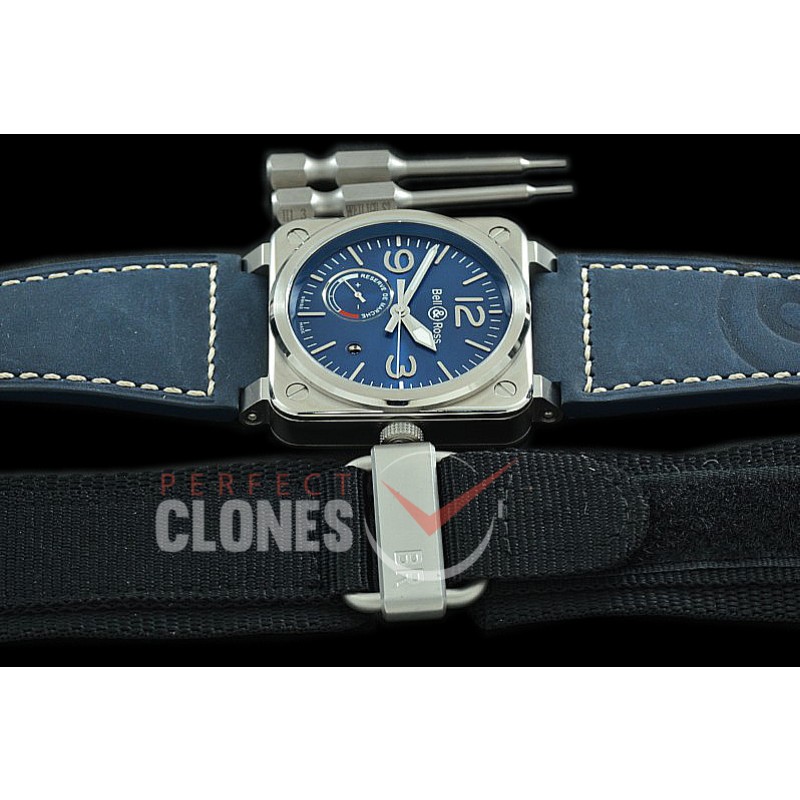 0 0 0 0 0 0 BR03-97-102 ANF BR03-97 Reserve de Marche SS/LE Blue Asian Customized 3308 - Nylon Velcro Strap/Tool Kit Bundle 
