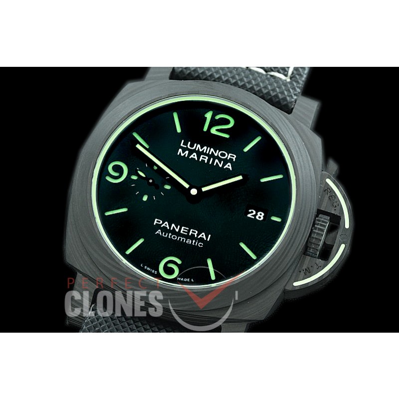 0 0 0 0 PN1118W01 XF/VSF Pam 1118W Luminor 1950 3 Days Carbotech Marina FC/NY Black VS P9010 