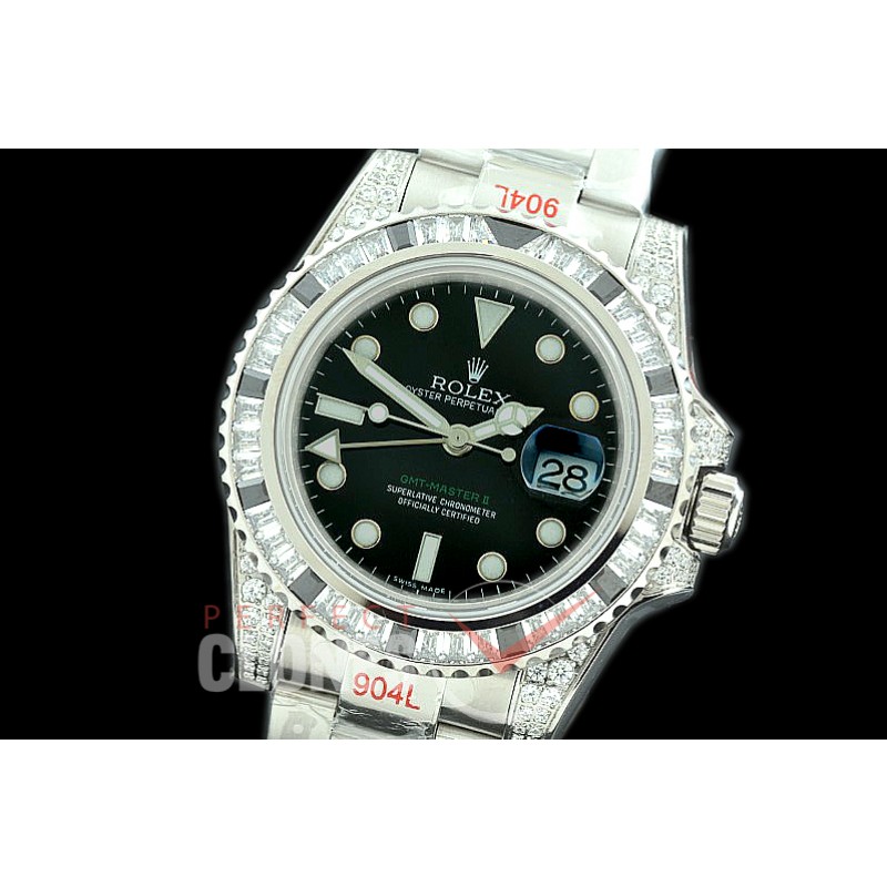 0 0 0 0 0 RLGS00936 GMF 904L Steel V3 GMT 116759SANR SS/Diam/SS Black SA 3186 CHS