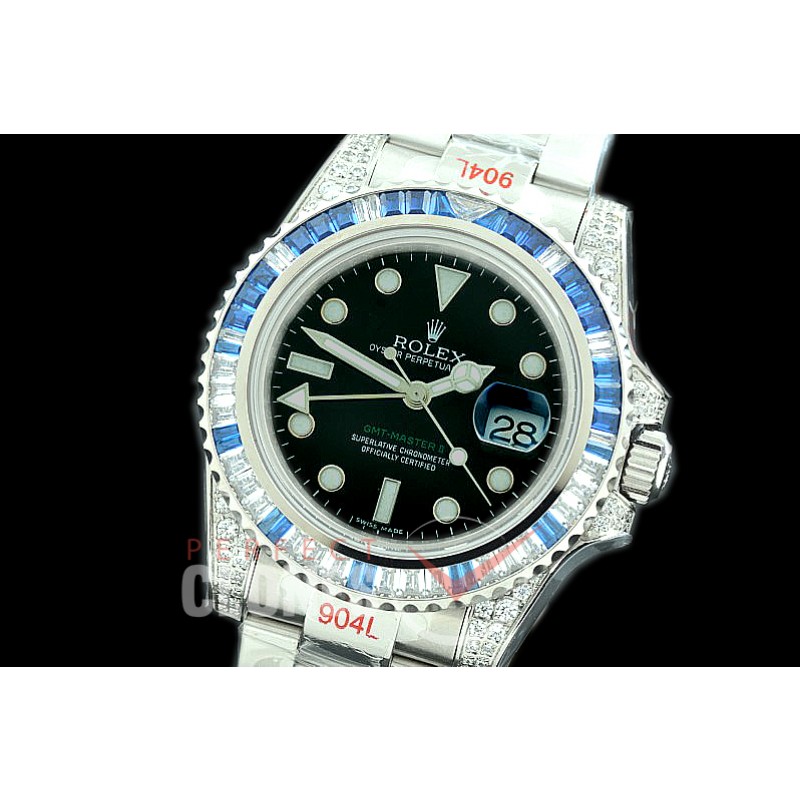 0 0 0 0 0 RLGS00937 GMF 904L Steel V3 GMT 116759SA SS/Diam/SS Black SA 3186 CHS