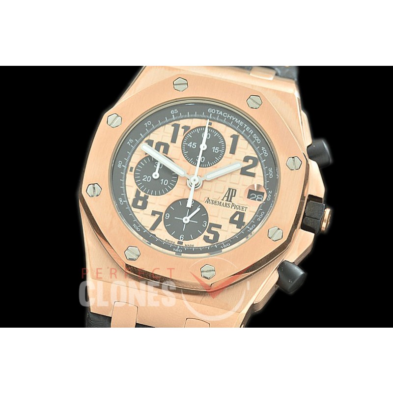 AP26400-935L Royal Oak Offshore Chronograph 26400 RG/LE Gold Seiko VK6 Quartz
