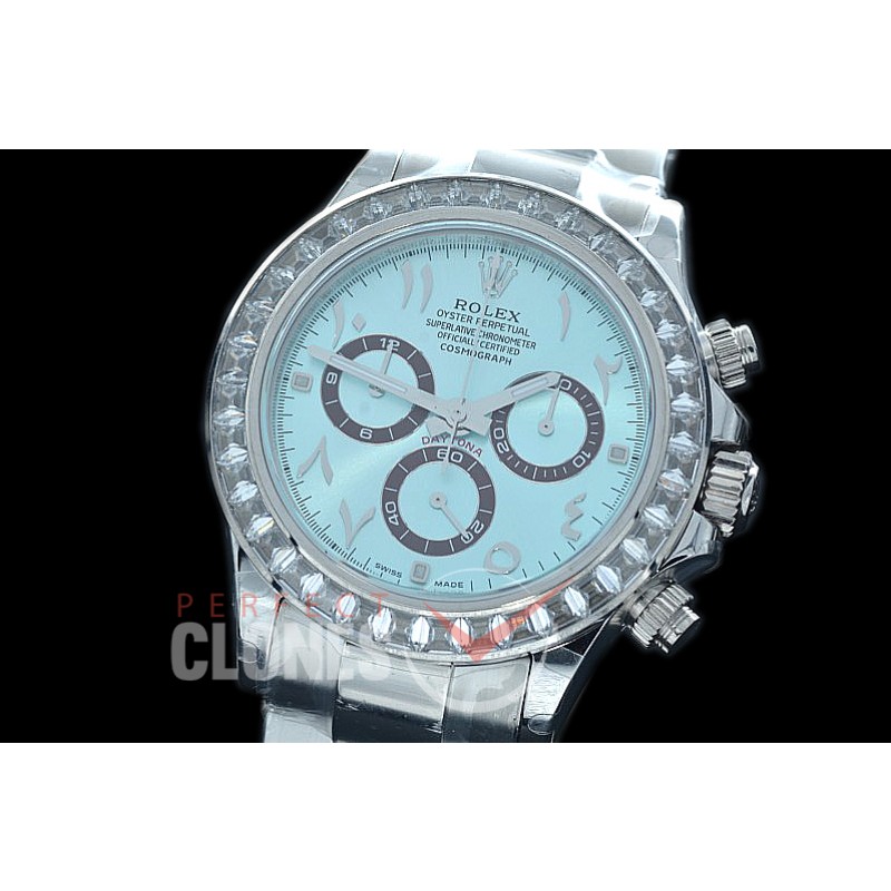 0 0 0 RLDS00052D Daytona 116506 SS/Cer/SS Arabic Ice Blue Sticks A7750