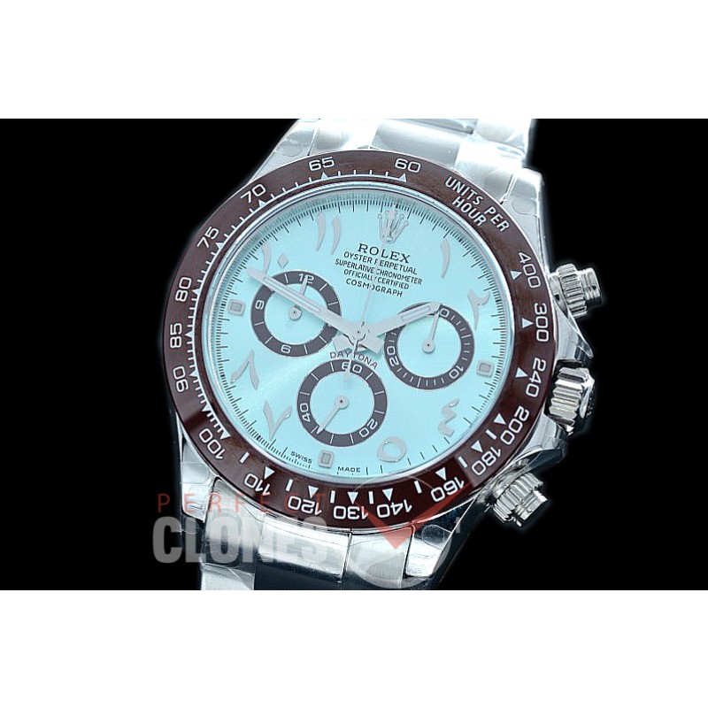 0 0 0 RLDS00052 Daytona 116506 SS/Cer/SS Arabic Ice Blue Sticks A7750
