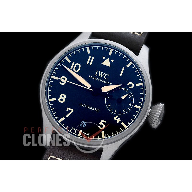 0 0 IWBP00131 Big Pilot Titanium Heritage TI/LE Black A-521111