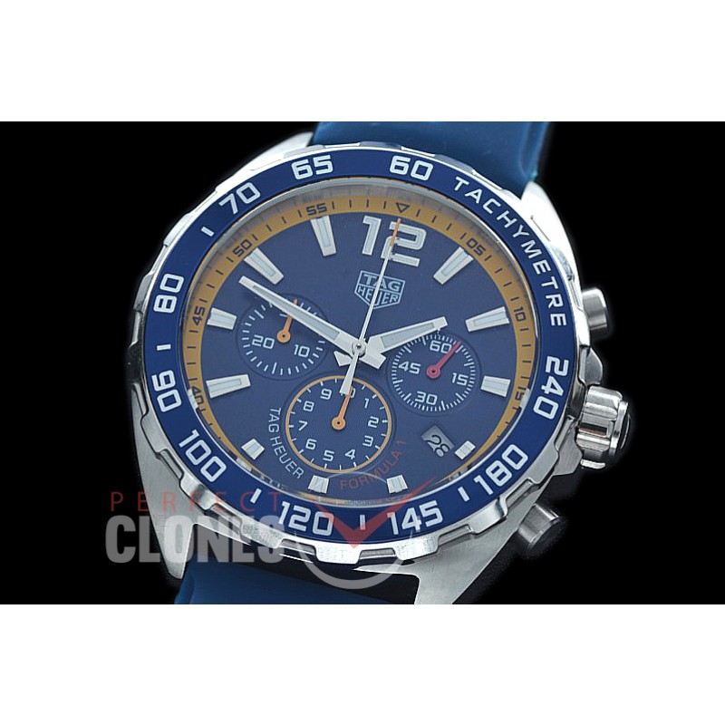 0 TGF1-00003 Formula 1 Red Bull Limited Ed Chronograph SS/RU Blue CF OS 10 Qtz