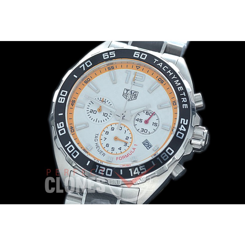 0 TGF1-00001S1 Formula 1 Red Bull Limited Ed Chronograph SS/SS White CF OS 10 Q