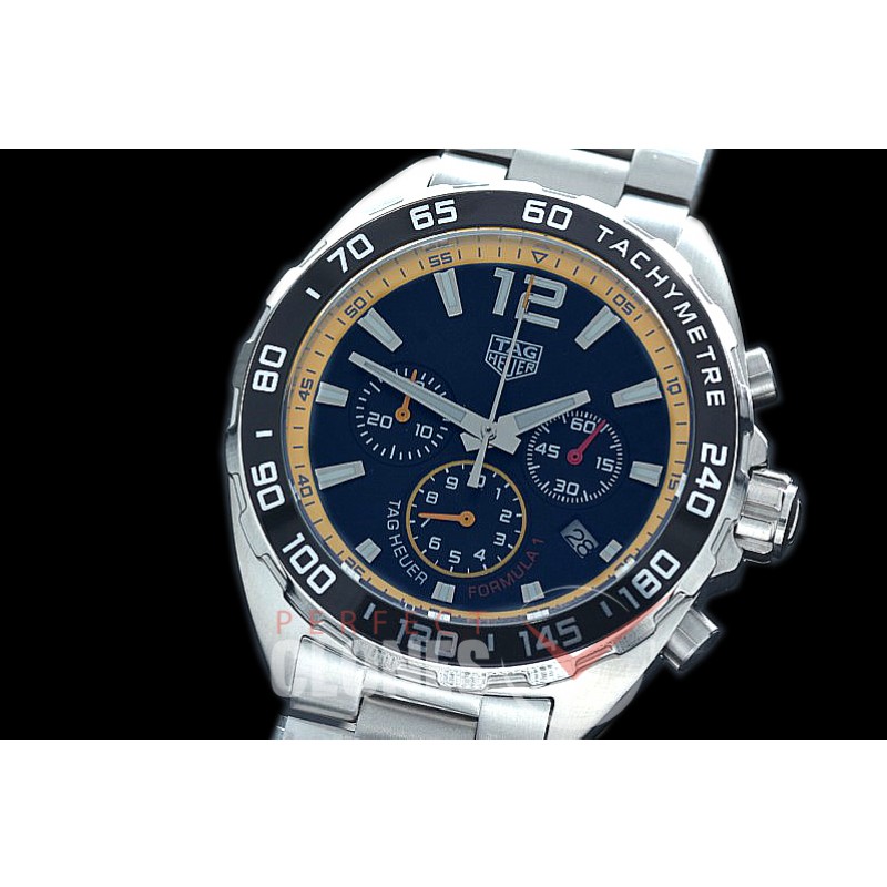 0 TGF1-00002S Formula 1 Red Bull Limited Ed Chronograph SS/SS Black CF OS 10 Qtz