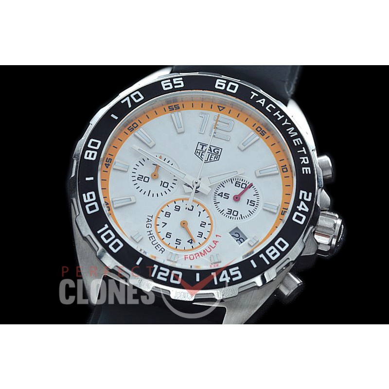 0 TGF1-00001 Formula 1 Red Bull Limited Ed Chronograph SS/RU White CF OS 10 Qtz