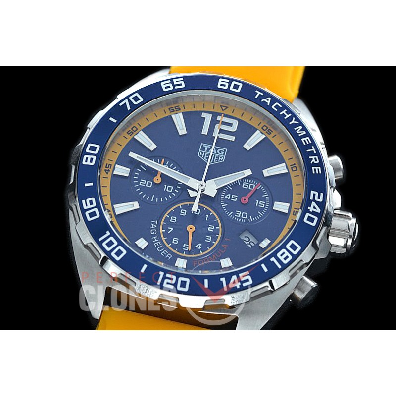 0 TGF1-00003A Formula 1 Red Bull Limited Ed Chronograph SS/RU Blue CF OS 10 Qtz