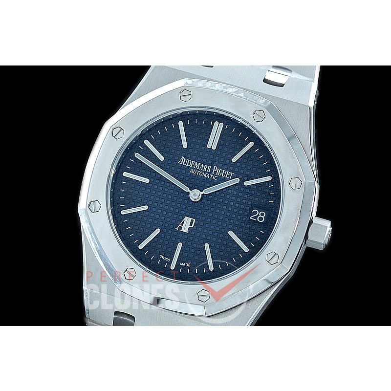 0 0 0 AP15202-606 XF/VSF V2 Royal Oak Jumbo Automatic 15202 SS/SS Smoked Blue Asian Clone Calibre 2121 
