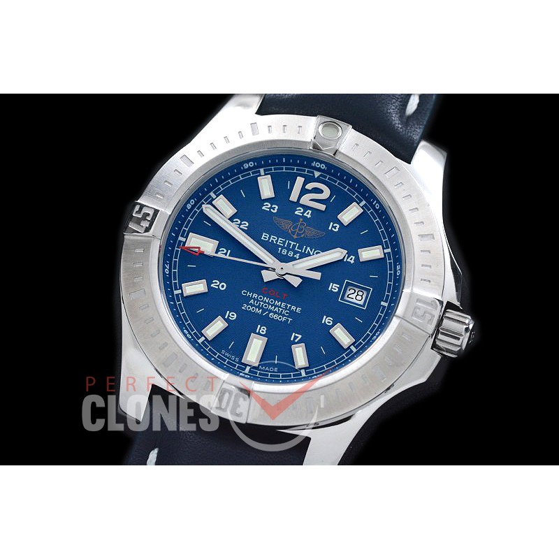 BLCT00053L Colt 44 Automatic SS/LE Blue Asian 2824 