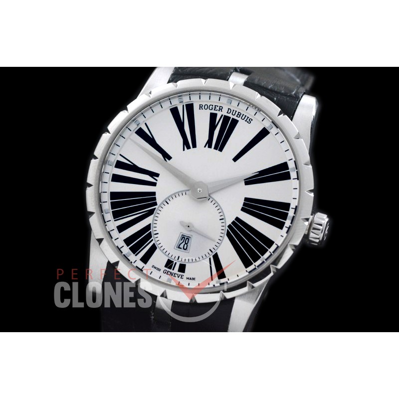 0 0 0 RDCAL-101 Excalibur 42 Automatic SS/LE White Roman Customize RD830 
