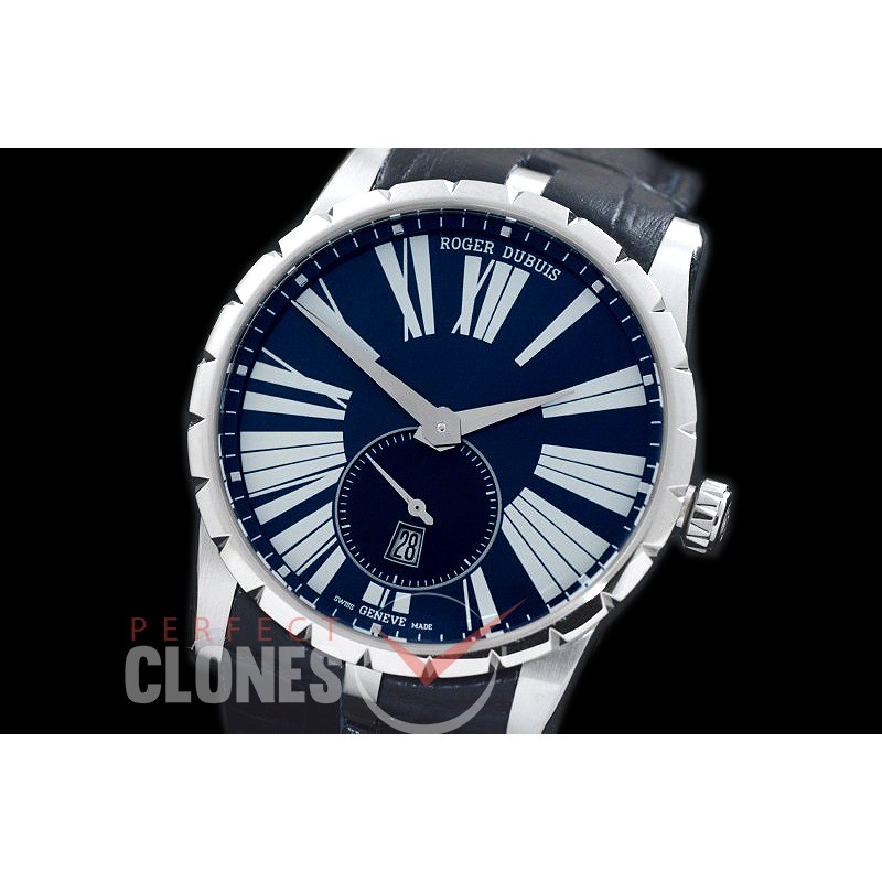 0 0 0 RDCAL-103 Excalibur 42 Automatic SS/LE Blue Roman Customize RD830 