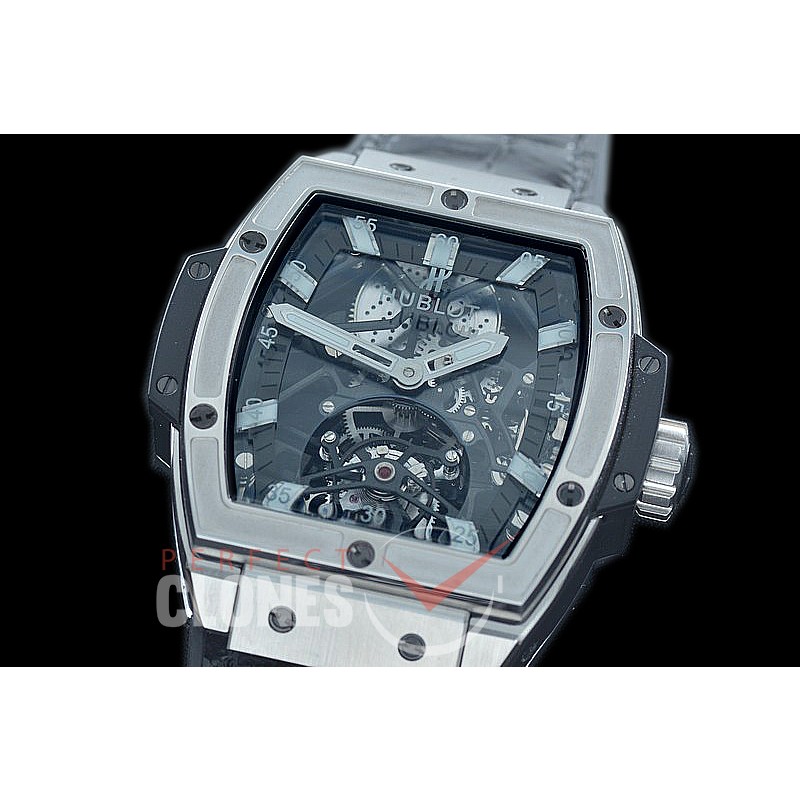 HB-SPT-0001 V9F Spirit of Big Bang Tourbillon SS/LE Black Skeleton SG Tourbillon 