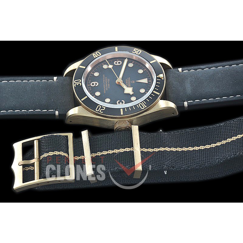 0 0 TU00088D XF/VSF V2 Heritage Black Bay 79520BA Bronze David Beckham Special Ed BR/LE Slate Grey M-9015 - Free Nato Strap 