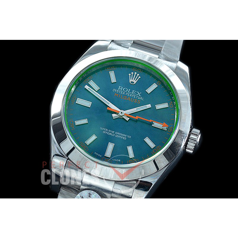 0 0 RLM00712 JF/ARF V3 904 Steel Milgauss 116400GV SS/SS Blue SH 3131