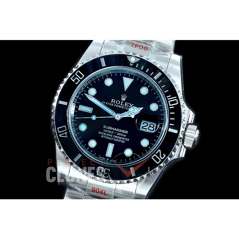  RLS-41-1001 Green-F 904L Steel 2020 41mm Submariner 126610LN SS/SS Black A-2824