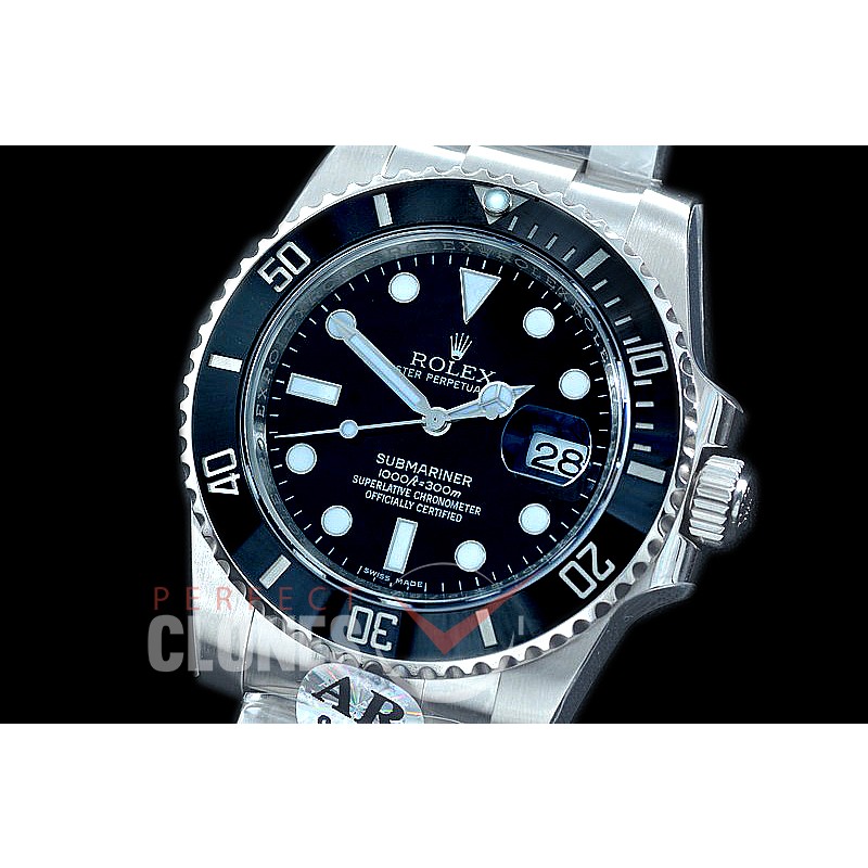 RLSS00951S JF/ARF V4 Submariner 116610LN SS/SS Black SH-3135 904L Steel