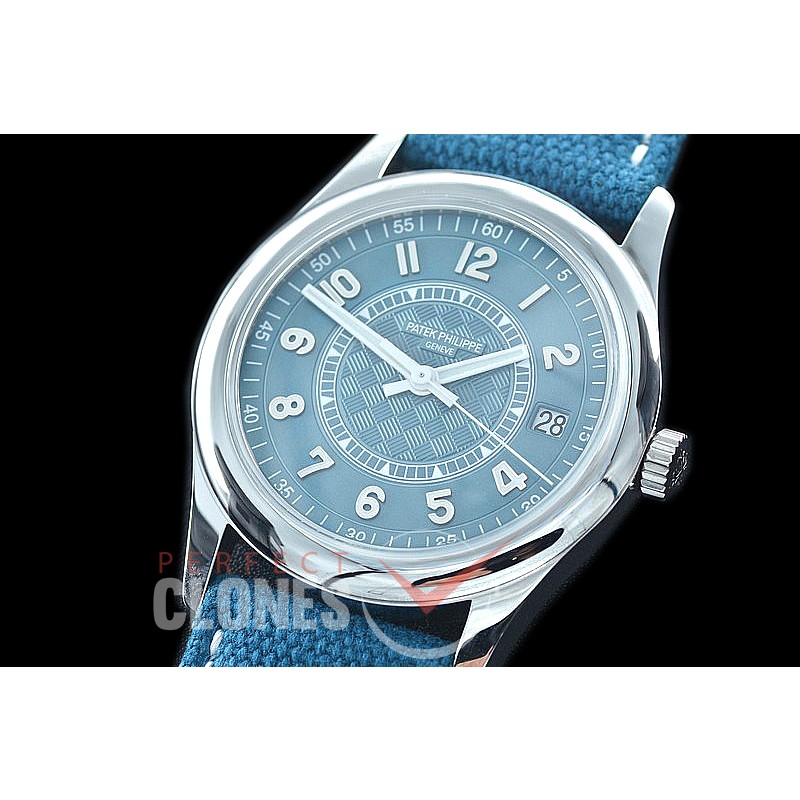 0 0 PP-6007-012 ZF Calatrava 6007A New Manufacture Limited Ed SS/LE Blue Miyota 9015 Modified Calibre 324SC