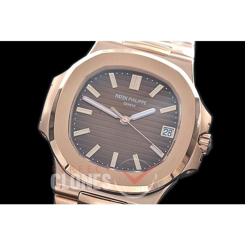 PP00612S 3KF UV Nautilis 5711 RG/RG Brown Asian Clone Calibre 324SC