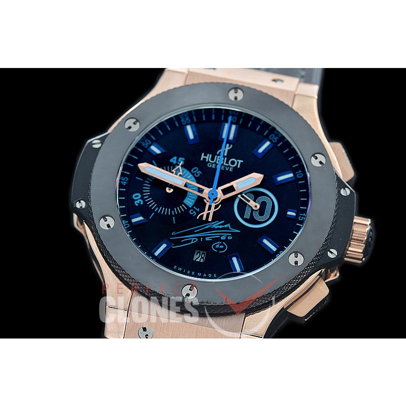 0 0 0 0 HB00992 LX-F Big Bang Maradona 10 Special Edition RG/CER/RU Black A-7750 Secs at 3 